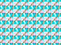Geometric seamless pattern with hypnotic triangles Royalty Free Stock Photo