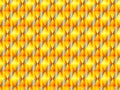 Geometric seamless pattern with hypnotic triangles
