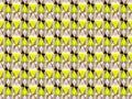 Geometric seamless pattern with hypnotic triangles