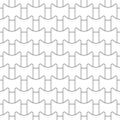Geometric seamless pattern. Linear composition, a template for creative ideas Royalty Free Stock Photo