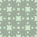 Geometric seamless pattern. Olive green background with pale pink elements Royalty Free Stock Photo