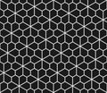 Geometric seamless pattern with pentagons