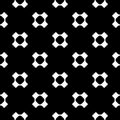 Geometric seamless pattern, perforated crosses Royalty Free Stock Photo