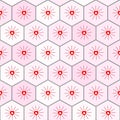 Geometric-seamless-pattern-of-pink-hearts,-vector