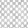 Geometric seamless pattern. Repeated silver patterns. Arrow background. Abstract chevron texture. Repeating print with chivron. Gr Royalty Free Stock Photo