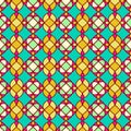 Geometric seamless pattern. Seamless pattern. Green yellow background