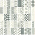 50 geometric seamless pattern set.