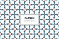 Geometric seamless pattern with simple colorful elements Royalty Free Stock Photo