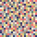 Geometric seamless pattern of square, abstract background. Checkered design, bright multicolored squares. For the Royalty Free Stock Photo