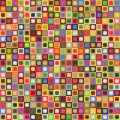 Geometric seamless pattern of square, abstract background. Checkered design, bright multicolored squares. For the Royalty Free Stock Photo