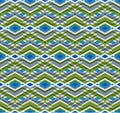 Geometric seamless pattern with transparent impose rhombs