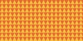 Geometric seamless pattern with triangles, yellow and orange colors, vector