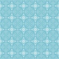 Geometric seamless pattern. Turquoise Royalty Free Stock Photo