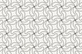 Geometric seamless pattern. Vector background with abstract line texture. Neutral monochrome wallpaper, black white Royalty Free Stock Photo