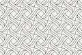 Geometric seamless pattern. Vector background with abstract line texture. Neutral monochrome wallpaper, black white