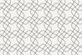 Geometric seamless pattern. Vector background with abstract line texture. Neutral monochrome wallpaper, black white