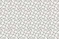 Geometric seamless pattern. Vector background with abstract line texture. Neutral monochrome wallpaper, black white Royalty Free Stock Photo