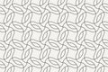 Geometric seamless pattern. Vector background with abstract line texture. Neutral monochrome wallpaper, black white Royalty Free Stock Photo