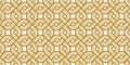 Geometric seamless pattern, vector trendy vintage tiling endless background.