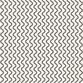 Geometric seamless pattern, vertical thin wavy lines, curves, waves.