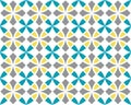 Geometric seamless pattern. Vintage textures. Abstract seamless arabesque vector pattern. Color ornament. Gray, yellow, blue trend Royalty Free Stock Photo