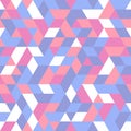 Geometric Seamless Vector Pattern With Abstract Triangles Royalty Free Stock Photo