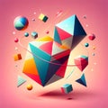 geometric sequences exponential Generative ai for illustratio