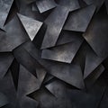 Geometric Shadows: An Abstract Pattern of Overlapping Shapes and Depth Royalty Free Stock Photo