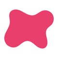 Geometric Shape Freeform Blob Modern Abstract Royalty Free Stock Photo