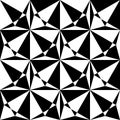 OPTIC ART SEAMLESS VECTOR PATTERN. ILLUSION MONOCHROME TEXTURE. STIPED LINES GEOMETRIC BACKGROUND