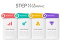 Geometric shape with steps,options,processes or workflow.Business data visualization.