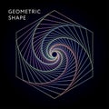 Geometric Shape Vector Graphic Illustration Gradient Royalty Free Stock Photo