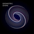 Geometric Shape Vector Graphic Illustration Gradient Royalty Free Stock Photo