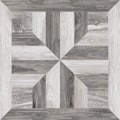 Geometric shape wooden floor and wall decore