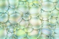 Geometric shapes with bubbles Royalty Free Stock Photo