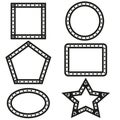 Geometric shapes design vector Royalty Free Stock Photo