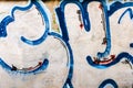 Background with colourful graffiti pattern. Urban art. Graffiti style of expression. Graffiti colours