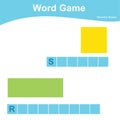 Word game worksheet