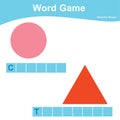 Word game worksheet