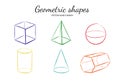 Geometric shapes set 2