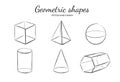 Geometric shapes set 3