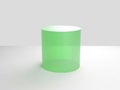 Geometric shapes simple cylinder 3D-render