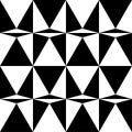 OPTIC ART SEAMLESS VECTOR PATTERN. ILLUSION MONOCHROME TEXTURE. STIPED LINES GEOMETRIC BACKGROUND