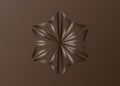 Geometric silver lotus flower mandala, Seed of life symbol Sacred Geometry. Logo icon mystic mandala of alchemy esoteric Flower