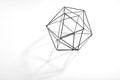 Geometric solid on white background Royalty Free Stock Photo