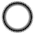Geometric spiral element series. Abstract swirl, twirl graphics Royalty Free Stock Photo