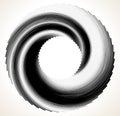 Geometric spiral element series. Abstract swirl, twirl graphics Royalty Free Stock Photo