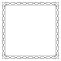 Geometric square framework. Royalty Free Stock Photo