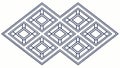 Geometric Square Grid, Abstract Pattern Vector Art, vector design Generative AI Royalty Free Stock Photo