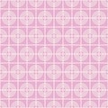 Geometric square minimal target graphic vector pattern Royalty Free Stock Photo